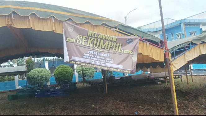 
					Ket.  Dari Tanggal 27 Desember Pemda Tala akan menyambut dan menjamu Jamaah di posko gratis. foto.syaiful 