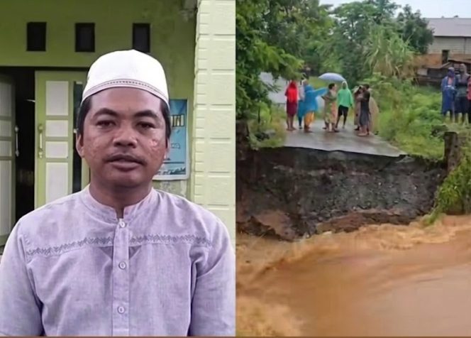 
					Ket. Kades Martadah Baru Klarifikasi Korban tewas karena terperosok di jembatan yang longsor, bukan terbawa arus sungai. Foto.istimewa
