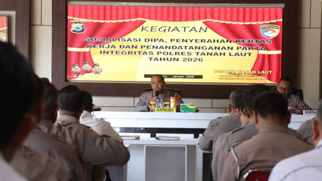 
					Ket. Polres tala Perkuat Transparansi Anggaran 2026, aula Joglo Wicaksana. Foto Humas Polrestala