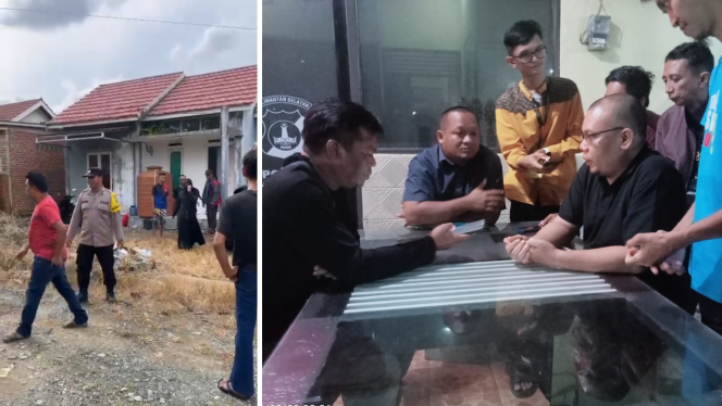 
					Ket.DPMD Tanah Laut dan suasana saat mediasi di Polsek Pelaihari. Foto.istimewa