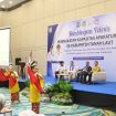 Ket.Wakil Bupati Tanah Laut saat membuka kegiatan Bimbingan Teknis (Bimtek) peningkatan kapasitas aparatur desa se-Kabupaten Tanah Laut di Hotel Grand Maya, Banjarbaru. Foto.Ist