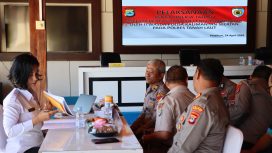 Ket.Audit Kinerja Polres Tanah Laut Itwasda Polda Kalsel. Foto.Humas Polres Tala