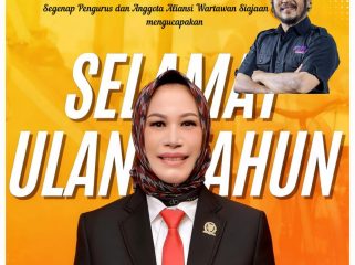 Ket.Ketua DPRD Kotabaru Hj Suwanti bersama Ketua AWAS Ronal. Foto.ist