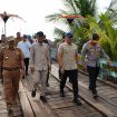 Sinergi Pemkab Tala-Polda Kalsel Bangun Jembatan Tabanio. (SANAK.ID/Ist)