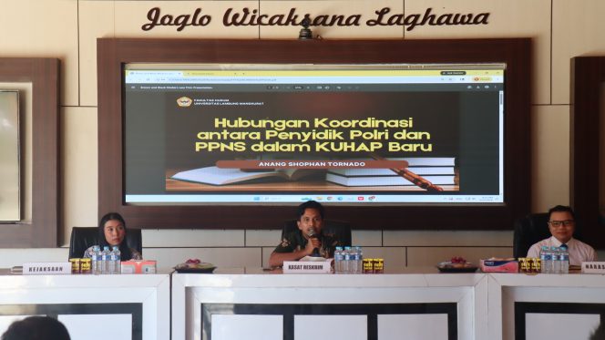 
					Sosialisasi KUHP Baru Polres Tanah Laut bersama PPNS. (SANAK.ID/Ist