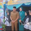 Ket.Bupati tala Rahmat Trianto bersama Bunda Paud Dian Rahmat , diacara Tala Education Expo 2026 . Foto.Syaiful