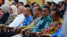 Ket.Suasana pembukaan Pelatihan Kepemimpinan Nasional Tingkat II Angkatan XVIII Tahun 2026 di Kampus BPSDMD Provinsi Kalimantan Selatan yang diikuti peserta dari berbagai daerah. Foto.Ist