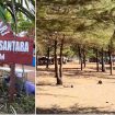 Suasana pesisir Pantai Kasuari di Desa Sungai Bakau Kurau Tanah Laut. (SANAK.ID/SYAIFUL)