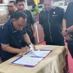 Wakil Bupati Kotabaru dan Ketua DPRD Kotabaru dalam Rapat Paripurna KUA-PPAS 2027. (SANAK.ID/RYAN WARDANI)