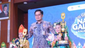 Arsy Farzana meraih Wakil V Galuh Cilik Kalimantan Selatan 2026 di Mahligai Pancasila. (SANAK.ID/ALI)
