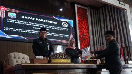 Rapat Paripurna DPRD Kabupaten Kotabaru persetujuan Raperda Perubahan APBD 2026. (SANAK.ID/RYAN WARDANI)