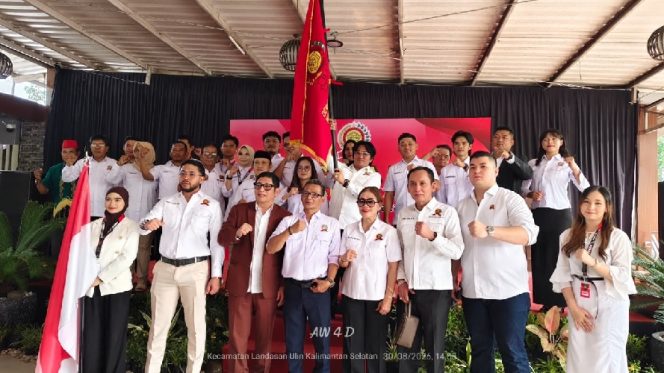 
					Ketua DPD HAPI Kalsel 2026-2031 Badrul Ain Sanusi Al-Afif dalam acara penetapan pengurus di Banjarmasin. (SANAK.ID/RYAN WARDANI) 