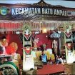 Stand Kecamatan Batu Ampar berdekorasi kebudayaan Bali Tadjau Pecah di Pekan Raya Tala 2026. (SANAK.ID/Syaiful)